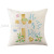 Watercolor Striped Easter Pillow Cover Amazon Cross-Border Linen Home Printing Throw Pillowcase Rabbit Series Cushion