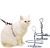 Factory Direct Sales Pet Cat I-Shaped Chest and Back Japanese Style Cat Pulling Rope Artifact Adjustable Anti-off Chest Strap