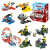 Capsule Toy Building Blocks Toy Funny Children Dinosaur Puzzle Egg Capsule Toy Assembling Small Particles Splicing Compatible Lego Factory Wholesale