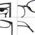 New Oval Anti-Blue Light Glasses Men and Women Plain Fashion Optical Glasses Glasses Face-Showing Primary School Students Glasses