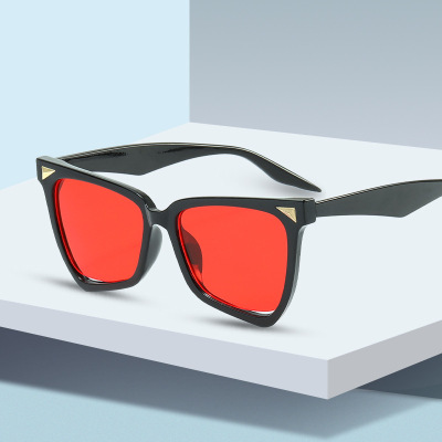 2022 New Full Frame Polygonal Sunglasses Women's Fashion Personality Full Frame Sun Glasses Ins Style Cross-Border Manufacturer