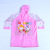 Factory Direct Sales a Large Number of Spot Korean Cartoon Printed One-Piece Raincoat Foreign Trade Windproof Children's Raincoat with Buckle