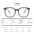 New Oval Anti-Blue Light Glasses Men and Women Plain Fashion Optical Glasses Glasses Face-Showing Primary School Students Glasses