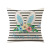 Watercolor Striped Easter Pillow Cover Amazon Cross-Border Linen Home Printing Throw Pillowcase Rabbit Series Cushion