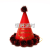 Exquisite Fluffy Ball Cap Party Supplies Birthday Supplies Paper Cap Ball Cap for Adults and Children