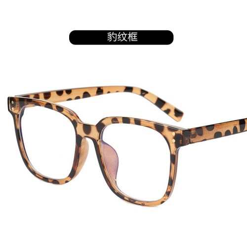2022 New Box Rice Nail Plain Glasses Full Frame Fashion Anti Blue-Ray Glasses Frame with Glasses Option Myopia Glasses
