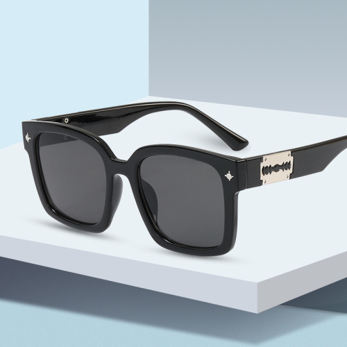 Korean Style Small Red Book Recommended Fashion Sunglasses Women‘s New Box internet Celebrity Sunglasses Men‘s Sun Protection Retro Sunglasses 