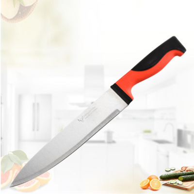 Factory in Stock Red and Black Handle Chef Knife Universal Knife Vegetable and Fruit Knife Fruit Knife Stainless Steel 8-Inch Chef Knife
