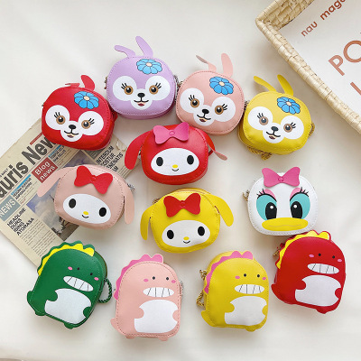 Children Coin Purse Cartoon Animal Rabbit Crossbody Bag Mini Cute Children's Small Bags Wholesale Stall Supply