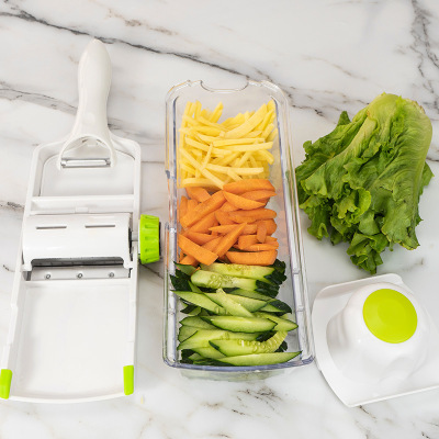 Factory Direct Sales Multifunctional Kitchen with Box Grater Vegetables Fruit Cutter Grater