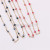 Pure Copper Chain Color Bead String Jewelry Chain DIY Handmade Necklace Bracelet Material Clothing Decoration Accessories
