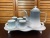 Ceramic Water Set Coffee Cup Coffee Pot Ceramic Pot Cup and Saucer European Water Containers Gift Promotion Wedding