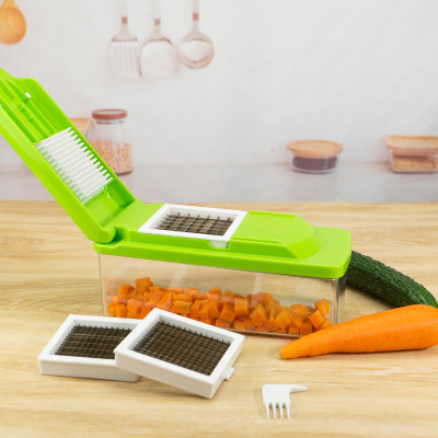 Factory Direct Sales Multi-Cutter Head Grater with Box Large Net Small Net Multi-Function Does Not Hurt Hands