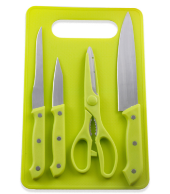 Five-Piece Set of Colored Knives for Foreign Trade