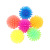 Cross-Border TPR Yangmei Ball Noodles Caterpillar Bracelet Drawstring Pressure Reduction Toy Squeezing Toy TPR Soft Glue Pull