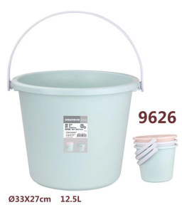 Factory Direct Sales Wholesale Japanese Nordic Simple Creative Handle Plastic Bucket Large Capacity Drop-Resistant Bucket
