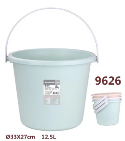 Factory Direct Wholesale Japanese Nordic Simple Creative Handle Plastic Bucket Large Capacity Drop-Resistant Bucket