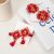 New Year Tassel Hairpin Red Festive Bang Side Clip Girl's Hair Hoop Japanese and Korean Hair Accessories Rich Jiji Embroidery Duckbill