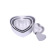 Aluminum Alloy Heart-Shaped Live Bottom Cake Mold 4-Inch 6-Inch 8-Inch 10-Inch Anode Heart-Shaped Household Oven Cake Mold