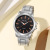 New Three-Eye Non-Mechanical Couple Watch Men's Watch Women's Simple Steel Belt Watch Men's and Women's Couple Watch Wholesale