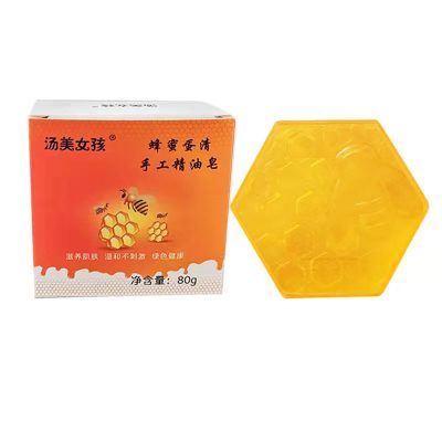[Crystal Soap] 80G Laundry Detergent Detergent Soap Washing Powder Oil Cleaner Soap Powder Soap