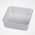 Export Foreign Trade 8-Inch Anode Square Loose Bottom Cake Pan Aluminum Alloy Anode Qi Feng Cake Mold 1.0mm Thick