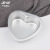 CKOT 4-Inch Straight Heart-Shaped Movable Mold (Anode) Aluminum Alloy Qi Feng Cake Mold Detachable Cake Mold 0.8mm Thick