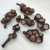 Natural Dried Fruit Shell Rubber Fruit Connecting Rod String Chen Zhi Natural Material Decorative Painting DIY Design Matching Wholesale and Retail