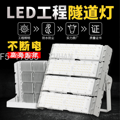 LED Tunnel Light Lighting Street Lamp Outdoor Projector Waterproof High-Power Spotlight Module Tunnel Light