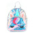New TPU Printed Unicorn Backpack Student Storage Bag Large Capacity School Bag Laser Colorful Cartoon Backpack