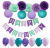 Amazon Mermaid Theme Birthday Pulling Banner Party Balloon Chinese Lantern Floral Ball Party Supplies Birthday Set