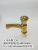 Hot Sale Brushed Faucet Zinc Alloy Tap Basin in Bathroom Faucet Golden Faucet