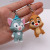 Creative Cute Cartoon Cat Squirrel Keychain Pendant Children's Clothing Schoolbag Pencil Box Ornaments Small Gifts