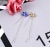 Rhinestone Flower Tassel Chain Brooch Corsage Pin Accessories Cardigan Sweater Shawl Buckle Scarf Buckle