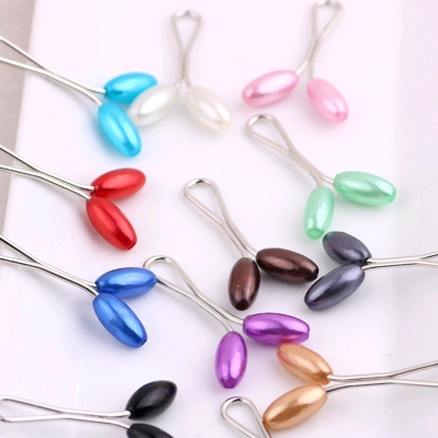 Factory Direct Sales U-Shaped Needle Muslim Female Neck Clip Pearl Clip Shawl Needle Southeast Asia Small Jewelry Wholesale