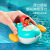 Cross-Border Baby's Bathroom Wind-up Toy Winding Floating Submarine Swimming Children Bath Water Spray Toys Summer