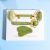 Roller Facial Beauty Jade Massager 3-Piece Set Jade Scrapping Plate Meridian Massage Stick Set Color Box