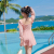 Hot Spring Bathing Suit Women's Covering Belly Thin Swimsuit Conservative One-Piece 2022 New Fashion Best-Seller Flab Hiding