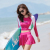 2022new Swimsuit Women's Split Two-Piece Suit Slimming Conservative Long Sleeve Sun Protection Sports Bikini Hot Spring Swimsuit