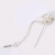 Rhinestone Flower Tassel Chain Brooch Corsage Pin Accessories Cardigan Sweater Shawl Buckle Scarf Buckle