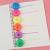 Shape Fluorescent Pen 6 Color Removable Good-looking Ins Wind Creative Girlish Heart Student Journal Color Marking Pen