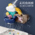 Amazon New Children's Bathroom Water Spray Cloud Whale Rotary Table Water Toys Baby Bath Toys
