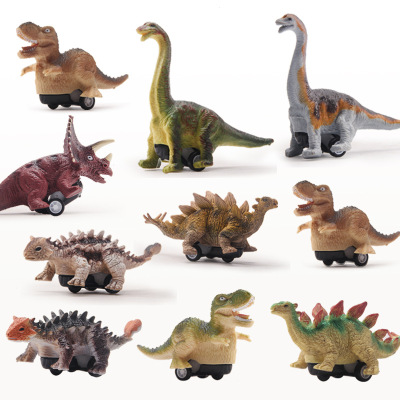 Children's Egg Pack Warrior Toy Car Dinosaur Egg Capsule Toy Simulation Animal Mini Dinosaur Model Tyrannosaurus Baby Male