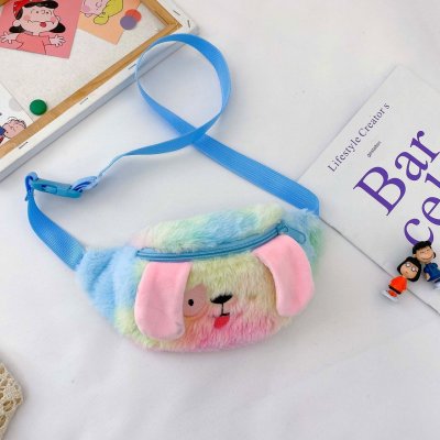 New Style Kid 'S Messenger Bag Cute Plush Waist Bag Girls' Chest Bag Korean Style Fashion Baby Accessory Bag Wholesale