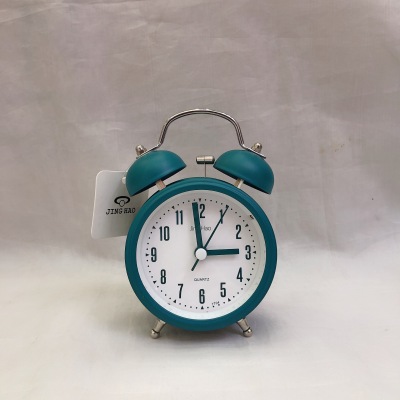 2.5-Inch Metal Alarm Clock Advanced Color Window Box Alarm Clock Student Gift Display Alarm Watch