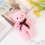 Korean New Bow Tie Siamese Bear Bear Ornaments Plush Bag Pendant Bag Decoration Pendant Keychain Doll