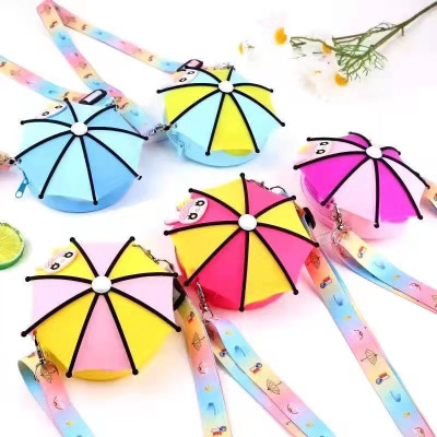 Internet Hot Silicone Bag Coin Purse Umbrella Bag Decompression Bag Toy Shoulder Bag