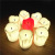 Black Core Electronic Candle Cross-Border Creative Birthday Wedding Halloween Party Gathering Led Simulation Tears Candle Light