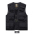 Photography Vest Customed Working Suit Printed Logo Multi-Pocket Functional Tactical Studio Director Reporter Media Clothing Vest