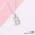 English Letter Pendant Rhinestone Micro-Inlaid Necklace Clavicle Chain European and American Ins Style Fashion Necklace Factory Spot Direct Sales